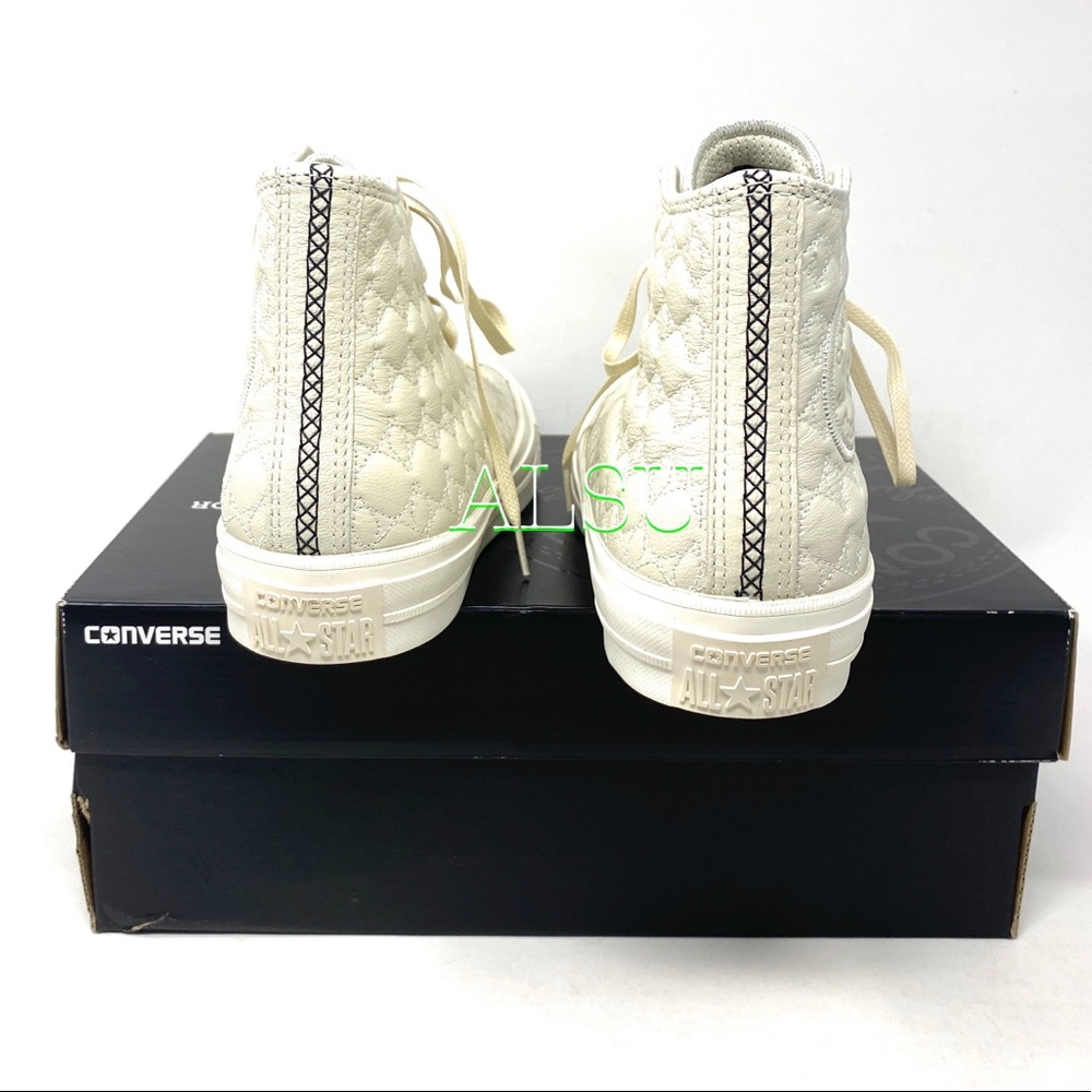 Converse Ctas 2 High Egret Leather Women’s Sneaker - Picture 3 of 10
